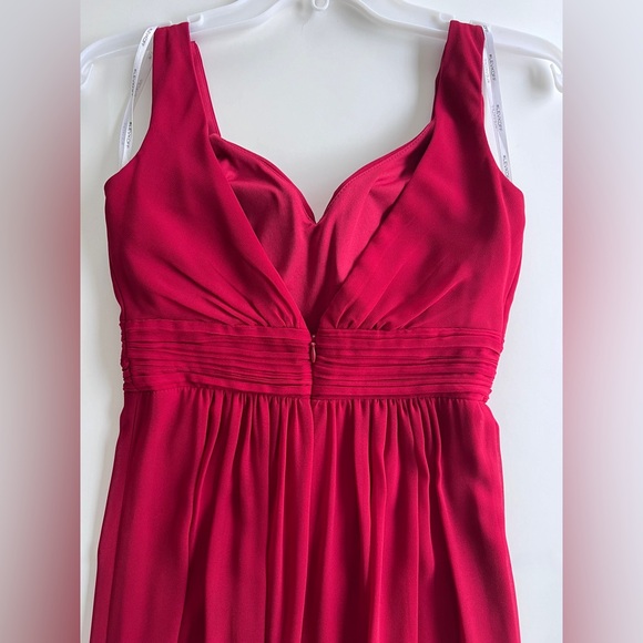 Bill Levkoff Bridesmaid dress Size 4 - color wine/cranberry - Picture 9 of 11